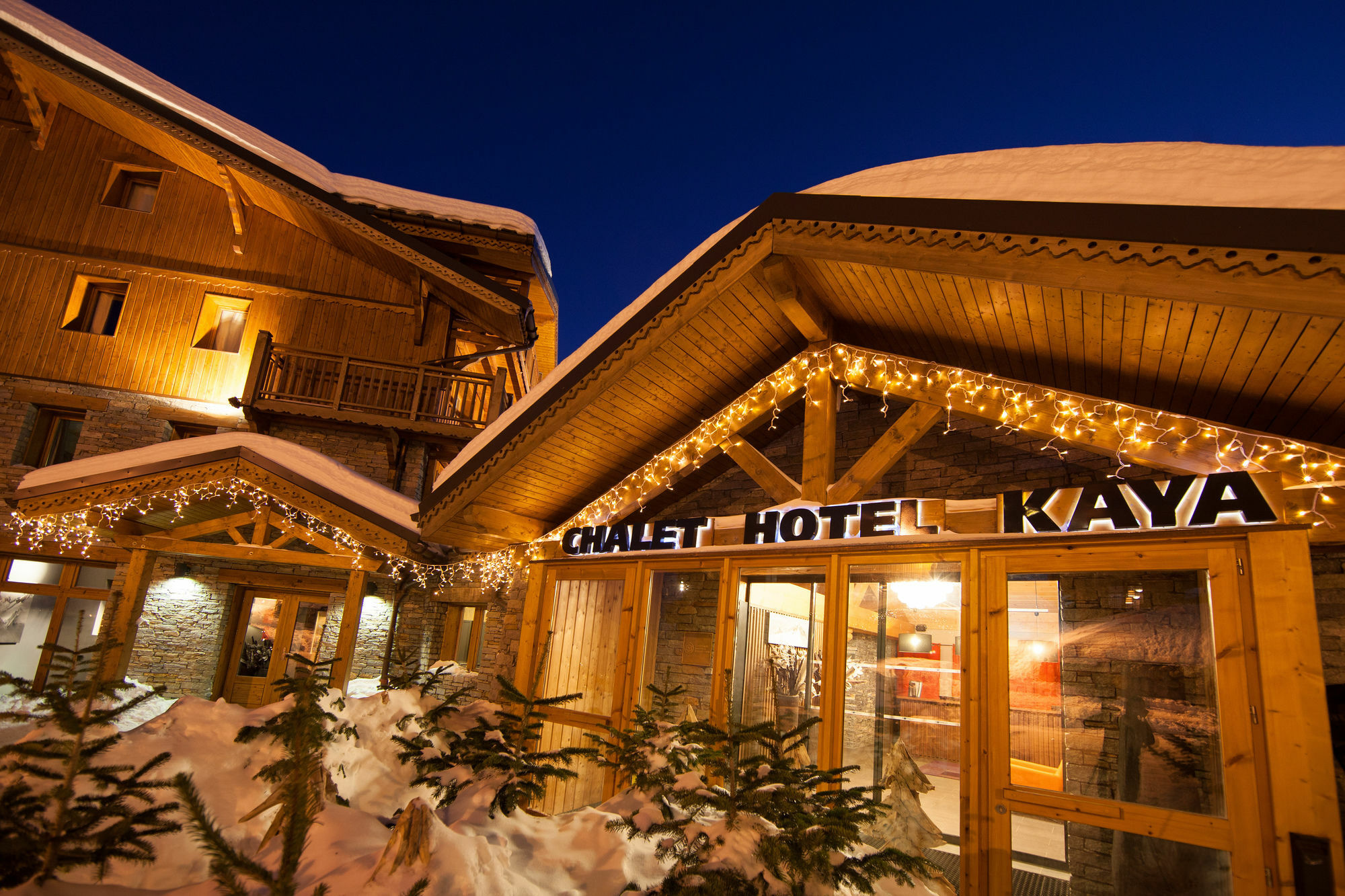 Chalet Hotel Kaya Saint-Martin-de-Belleville Exterior photo
