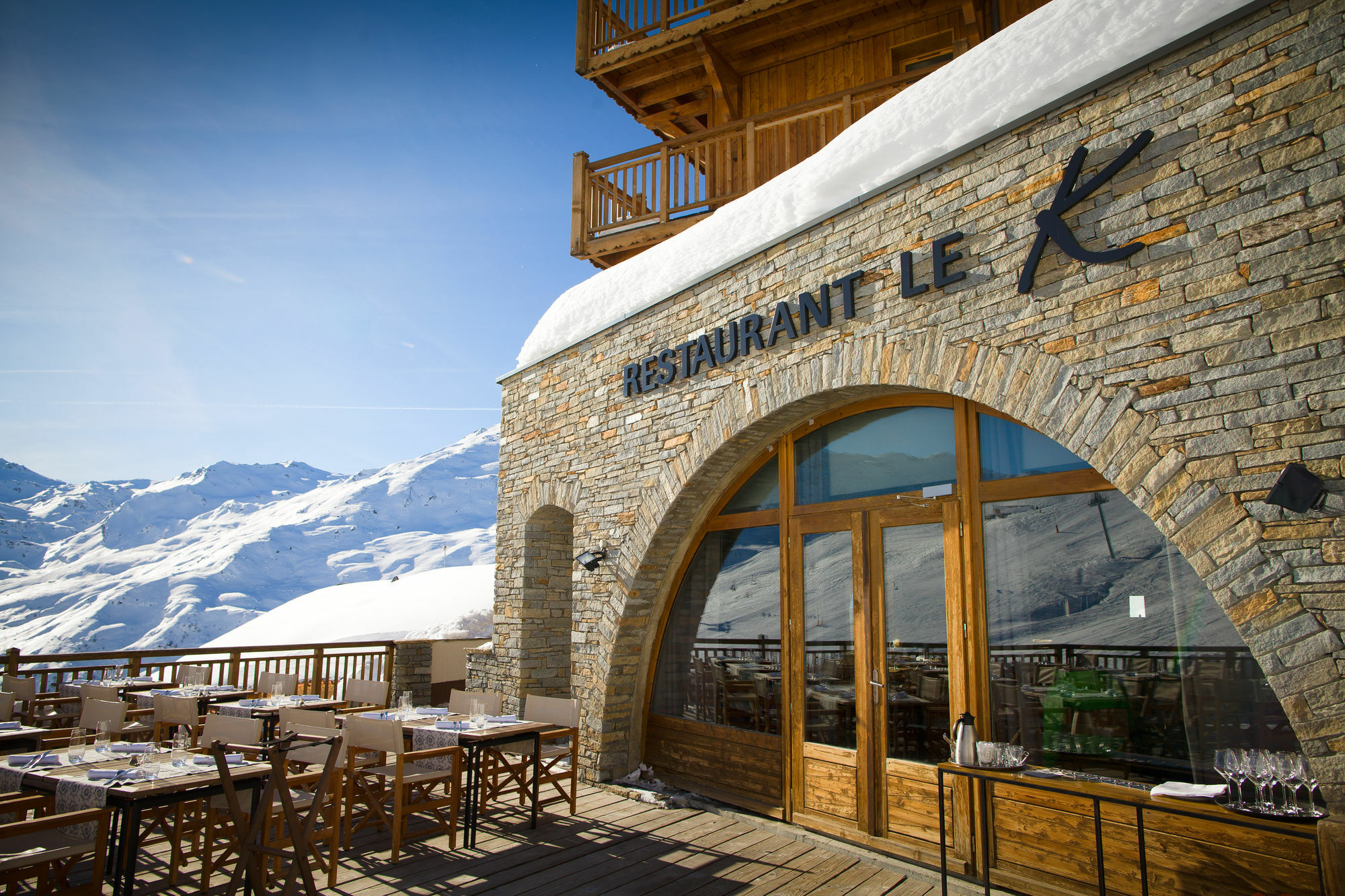 Chalet Hotel Kaya Saint-Martin-de-Belleville Exterior photo