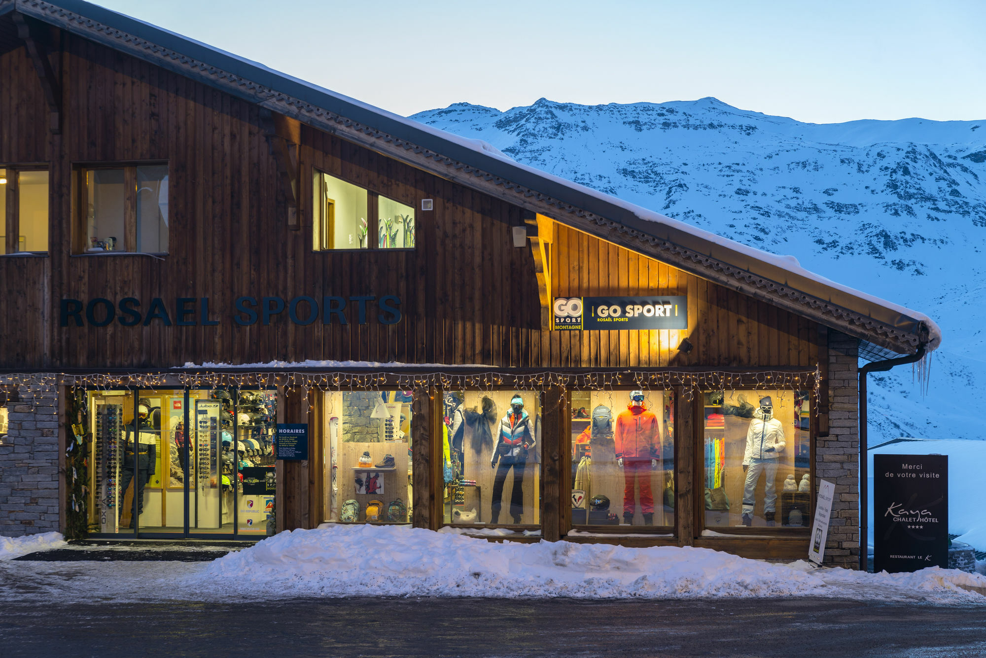 Chalet Hotel Kaya Saint-Martin-de-Belleville Exterior photo
